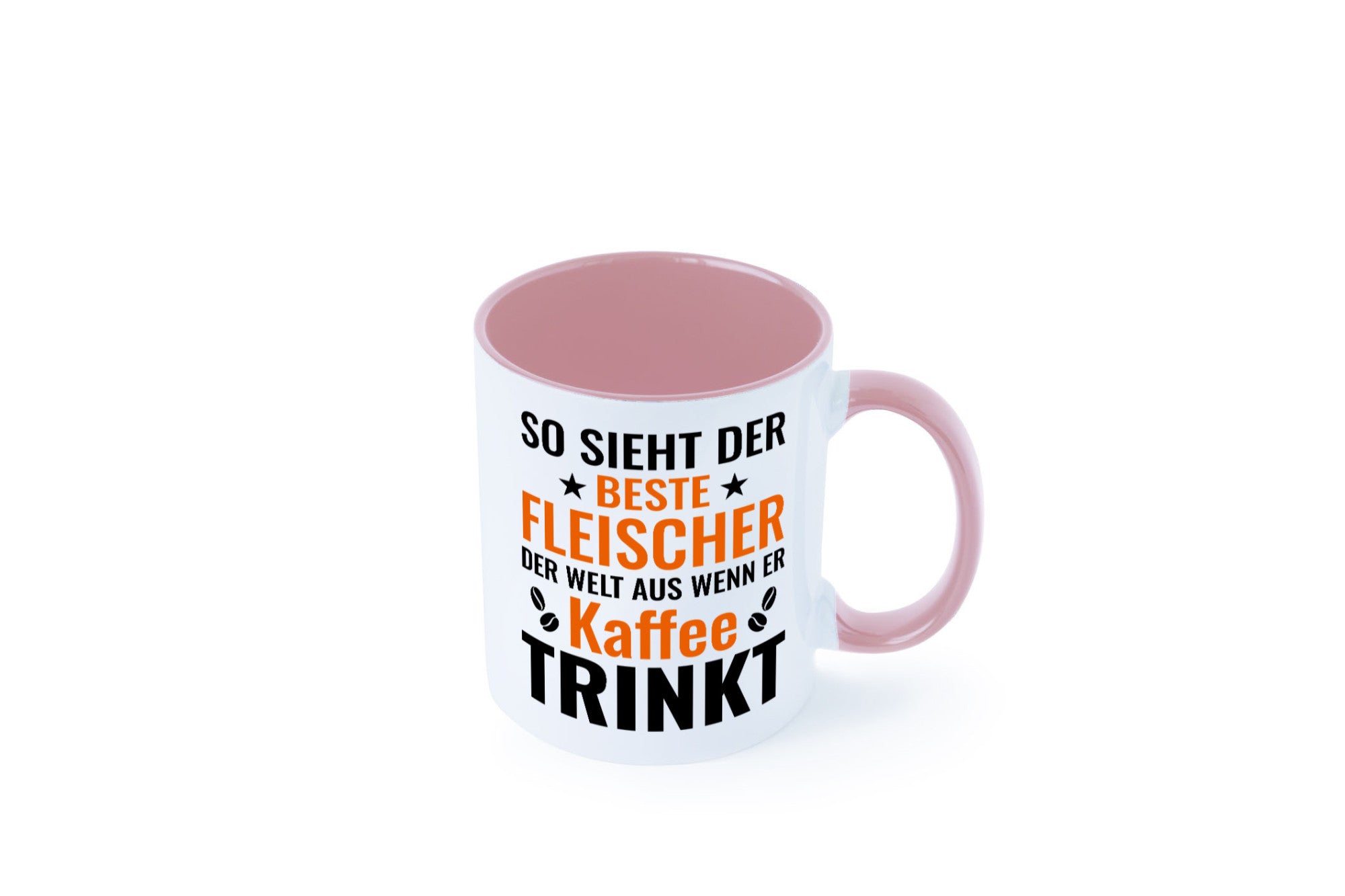 Kaffee trinkt: Fleischer | Schlachterei Humor Geschenkidee Tasse