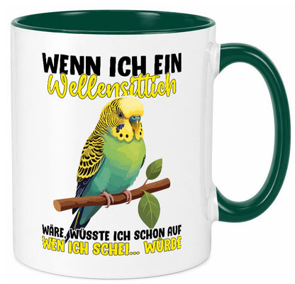 Wellensittich | Vogelbesitzer Humor Geschenkidee Tasse