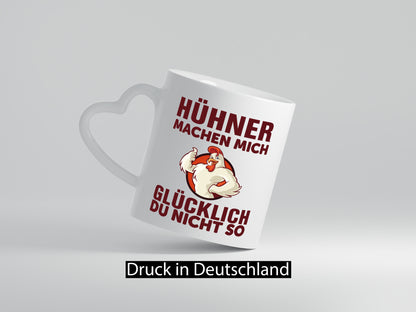 Hühner Tasse | Spruch witziges Huhn Bauer Humor Geschenkidee