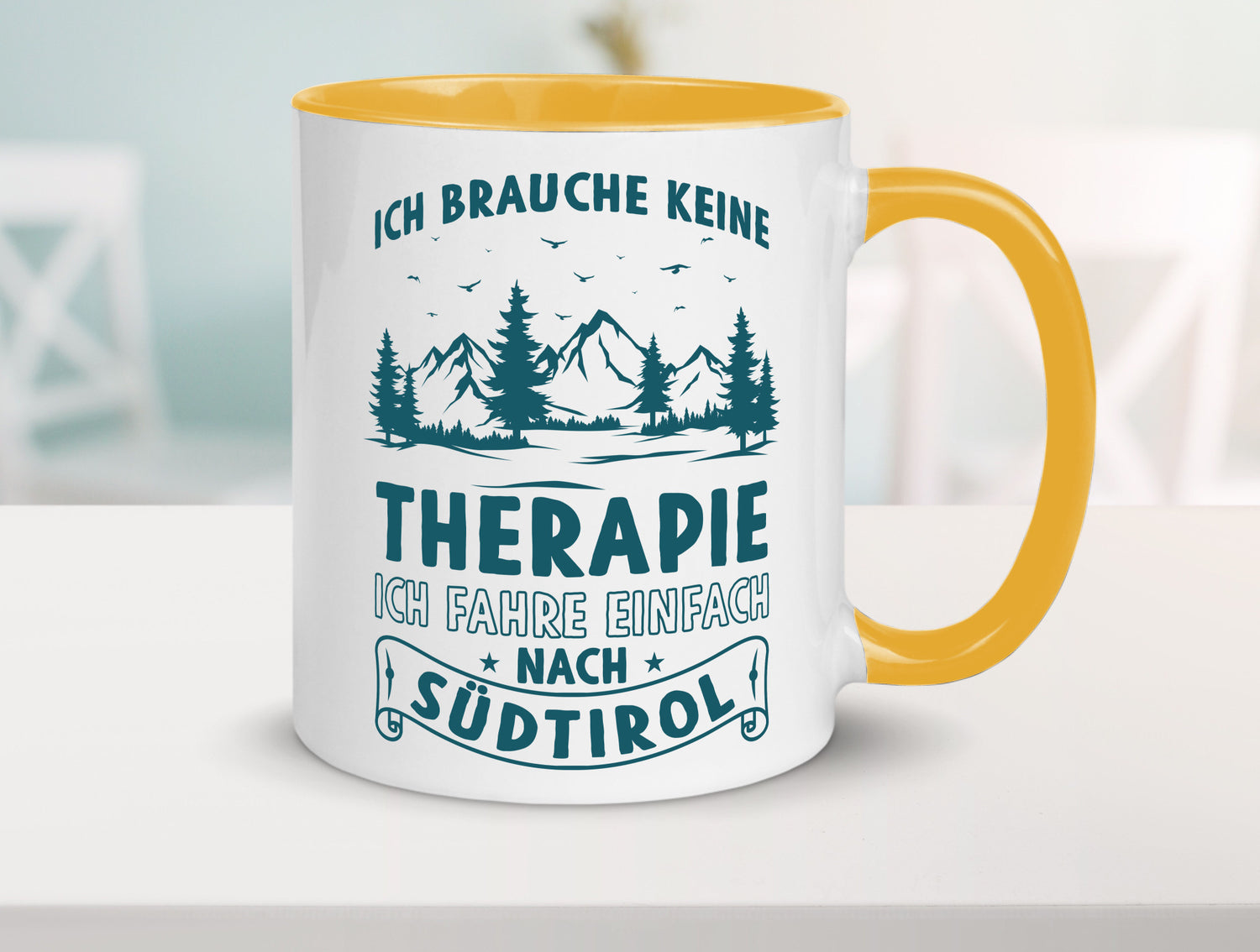 Keine Therapie, ich muss nach Südtirol | Berge Wald Geschenkidee Humor Tasse