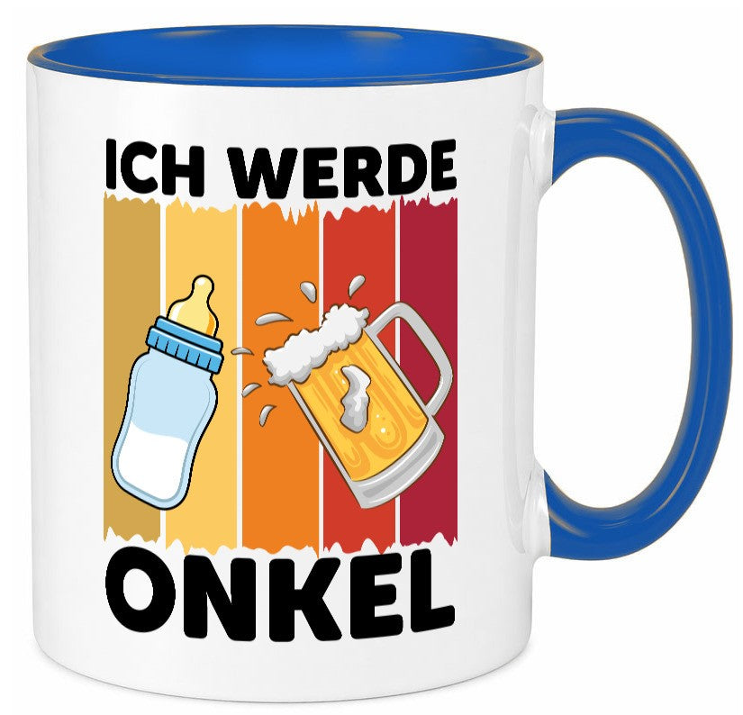 Ich werde Onkel | Patenonkel Schwangerschaft ankündigung v2 lustiger Spruch Tasse
