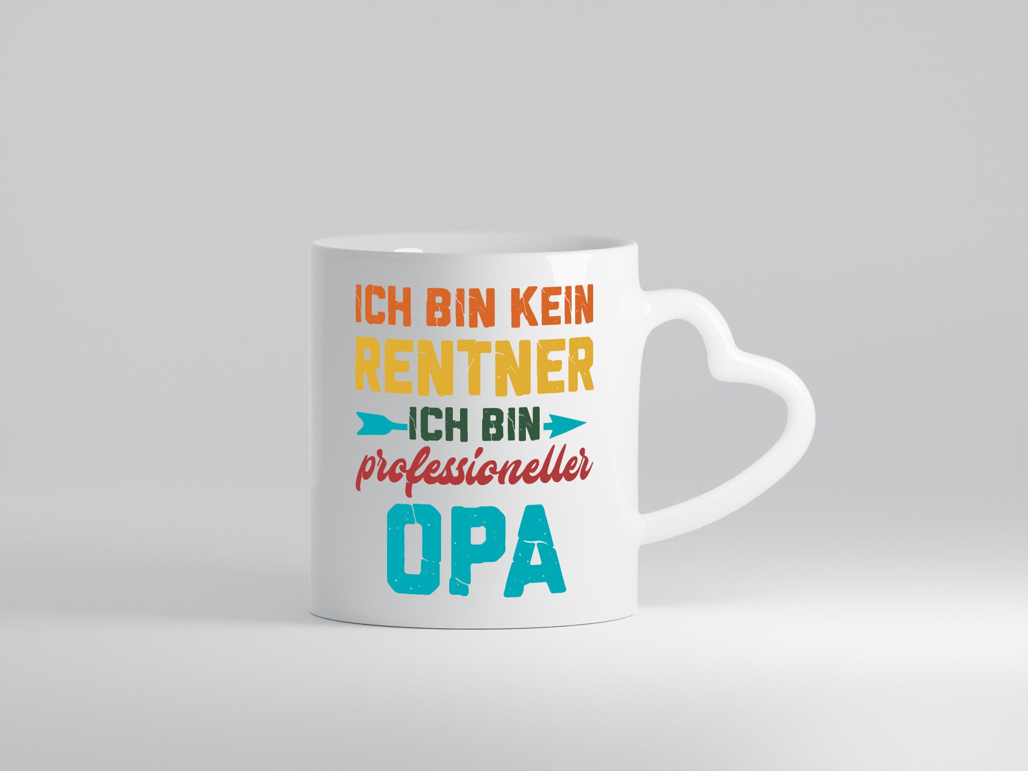 Ich bin Professioneller Opa | Rentner Großvater Geschenkidee Familie Humor Tasse