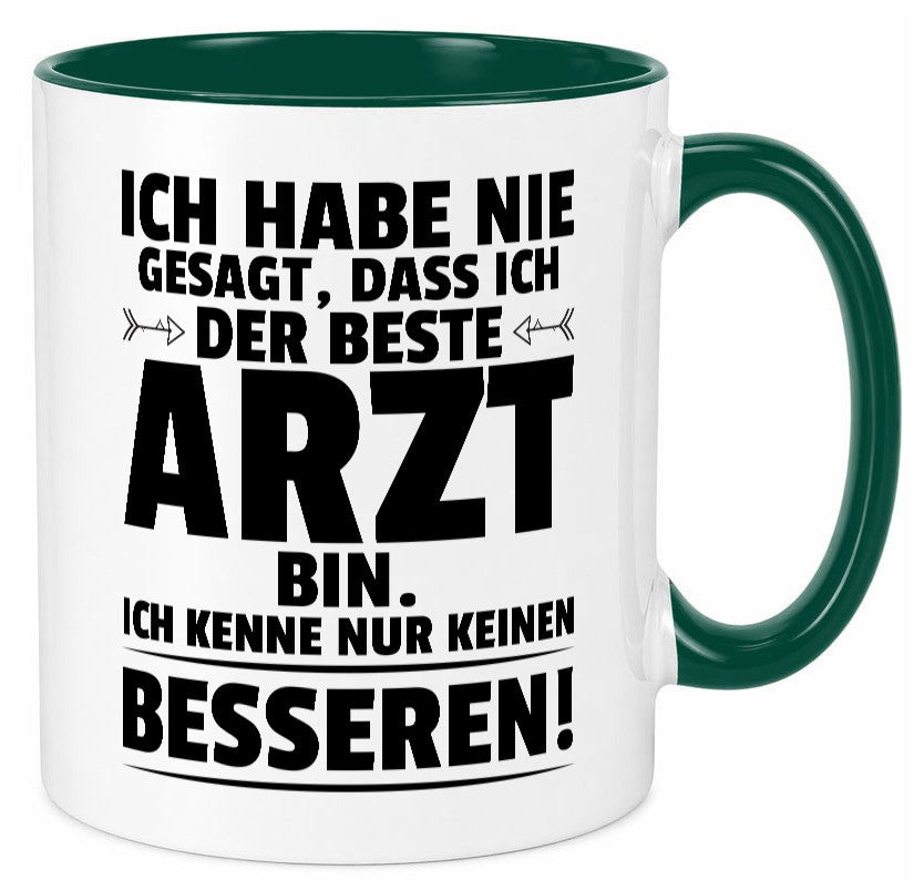 Der Beste Arzt | Medizin Doktor Facharzt lustig Humor Geschenkidee Geschenk Tasse