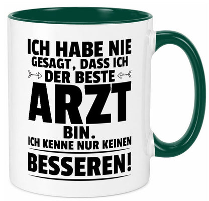 Der Beste Arzt | Medizin Doktor Facharzt lustig Humor Geschenkidee Geschenk Tasse