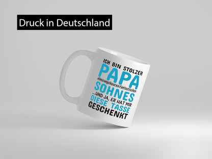 Stolzer Papa | Vater Tasse Fantastischer Sohn Humor Geschenk Familie