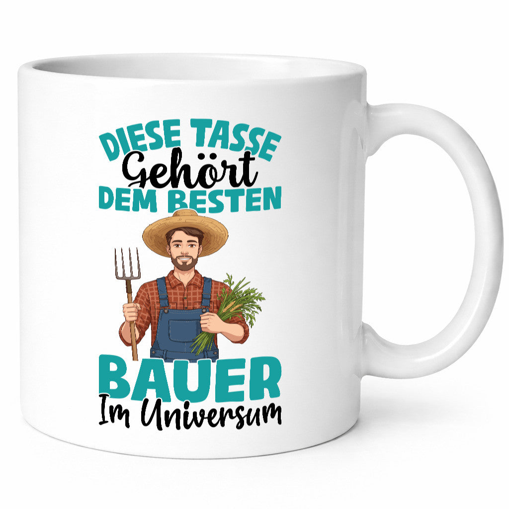 Im Universum: Bauer | Bauernhof Landwirtschaft lustiger Spruch Geschenk Humor