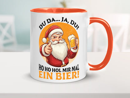 Hol mir mal ein Bier | Ugly Christmas Santa lustig Humor Geschenkidee Geschenk