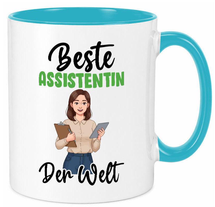 Beste Assistentin | Assistenz Hilfskraft v2 Geschenkidee Humor Tasse