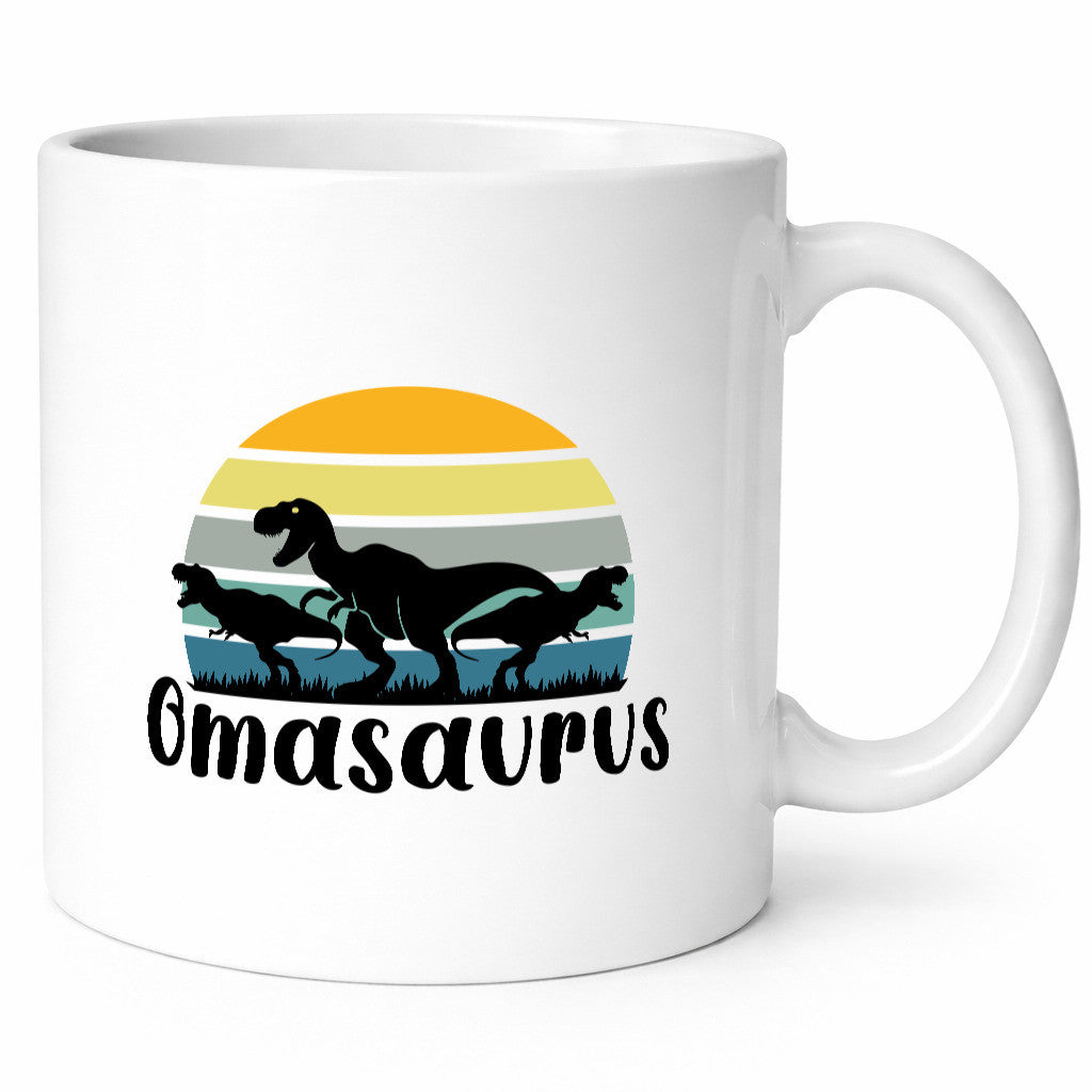 Omasaurus | Muttertag Dinosaurier Humor Familie Geschenkidee Tasse