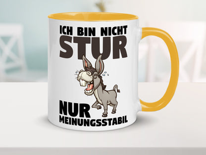 Sturer Esel | Sturkopf Tasse Dickkopf Spruch Humor lustiger Geschenk