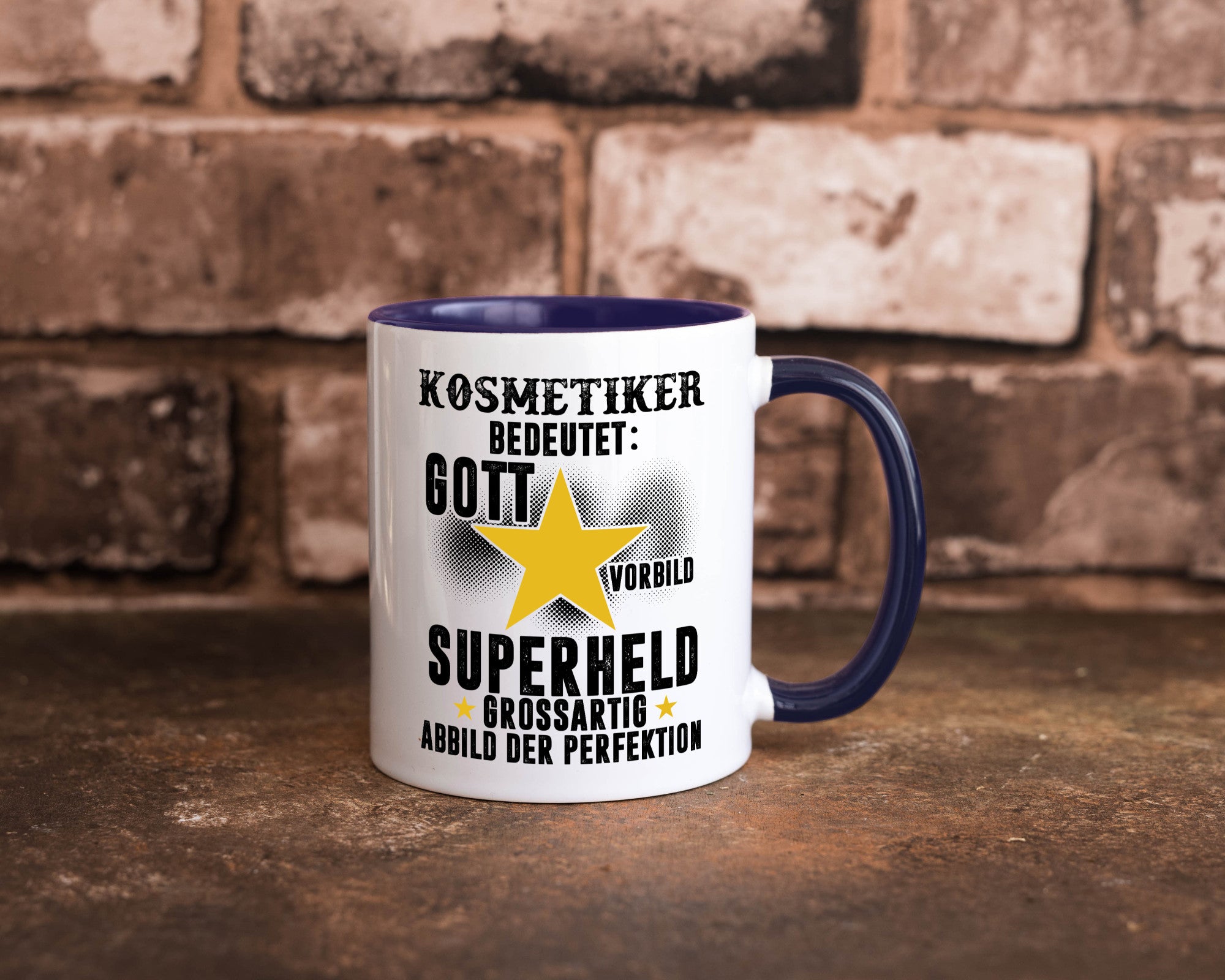Bedeutung von Kosmetiker | Kosmetik Stylist Visagist Geschenkidee Humor Tasse