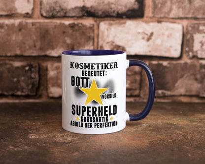 Bedeutung von Kosmetiker | Kosmetik Stylist Visagist Geschenkidee Humor Tasse