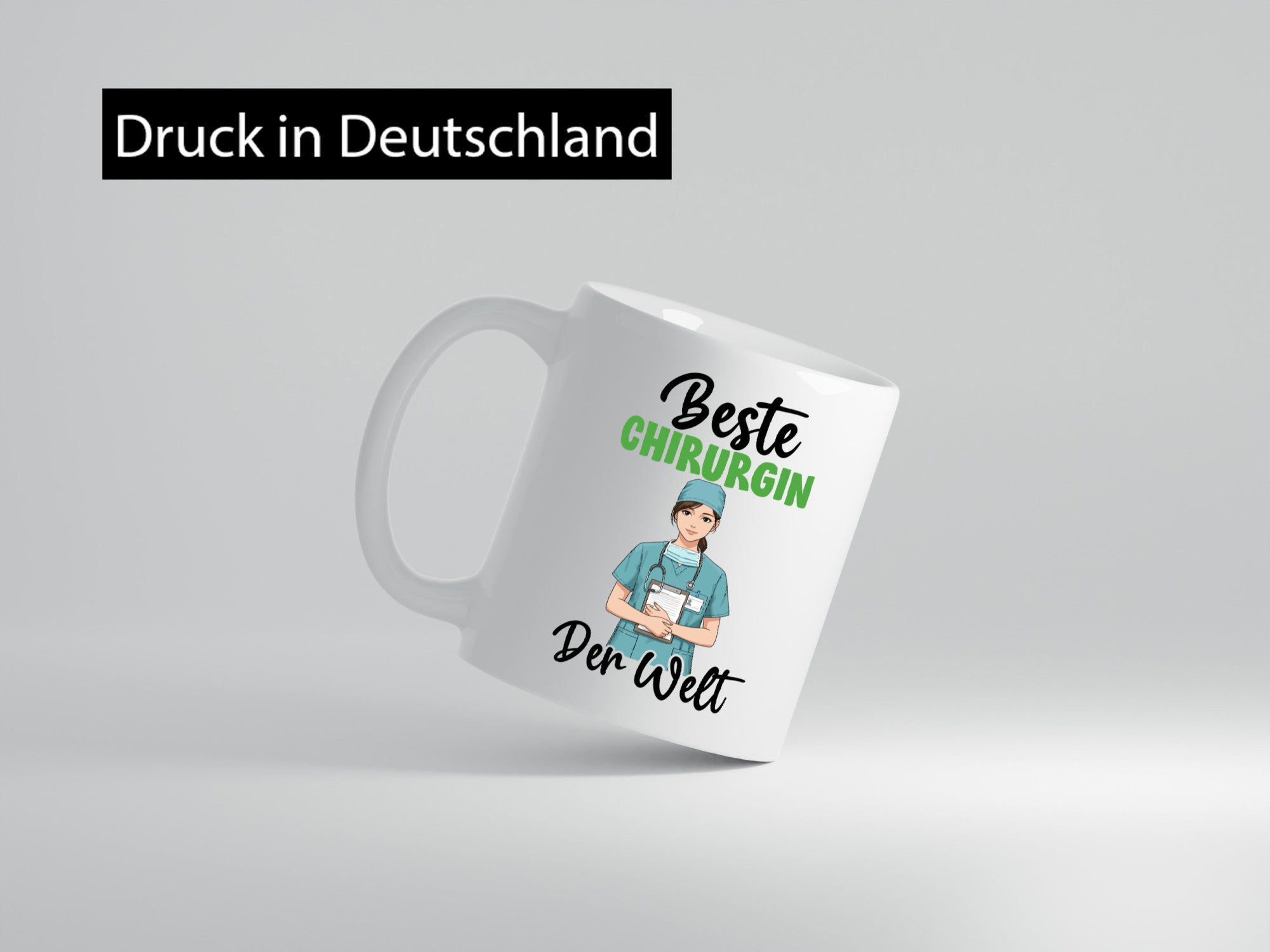 Beste Chirurgin | Chirurgie Krankenhaus v2 Humor Geschenkidee Tasse