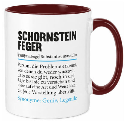 Schornsteinfeger | Kaminkehrer Handwerk Beruf Geschenk Arbeit Kollegen Büro Tasse