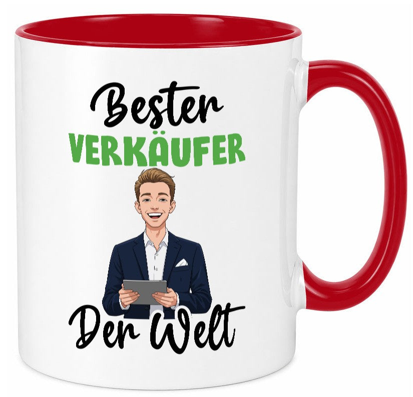 Bester Verkäufer | Kollege Verkaufsjob v2 Geschenkidee Arbeit Kollegen Büro Tasse