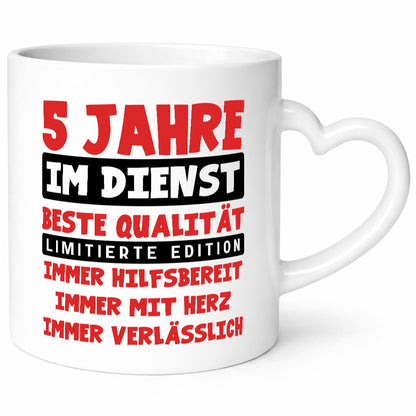 5 Jahre im Dienst | Jubiläum Arbeit v9 Geschenk Kollegen Büro lustiger Spruch