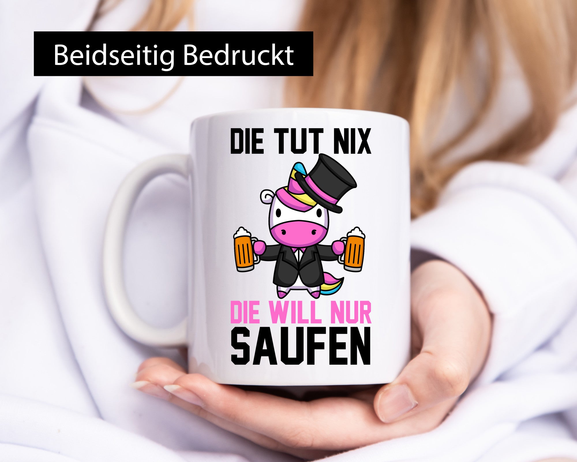 Die tut nix will nur Saufen | Einhorn Bier v2 lustig Humor Geschenkidee