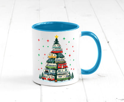 Camper | Camping Weihnachten Fahrzeuge Baumlichter v2 lustig Humor Geschenkidee