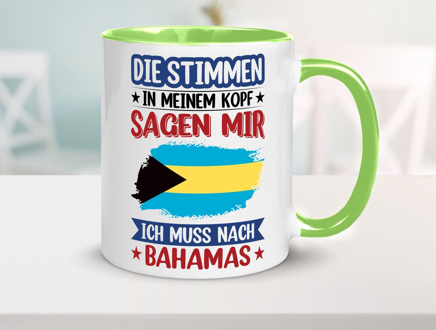 Bahamas | Urlaub Stimmen in meinem Kopf Traumland Geschenk Humor Geschenkidee