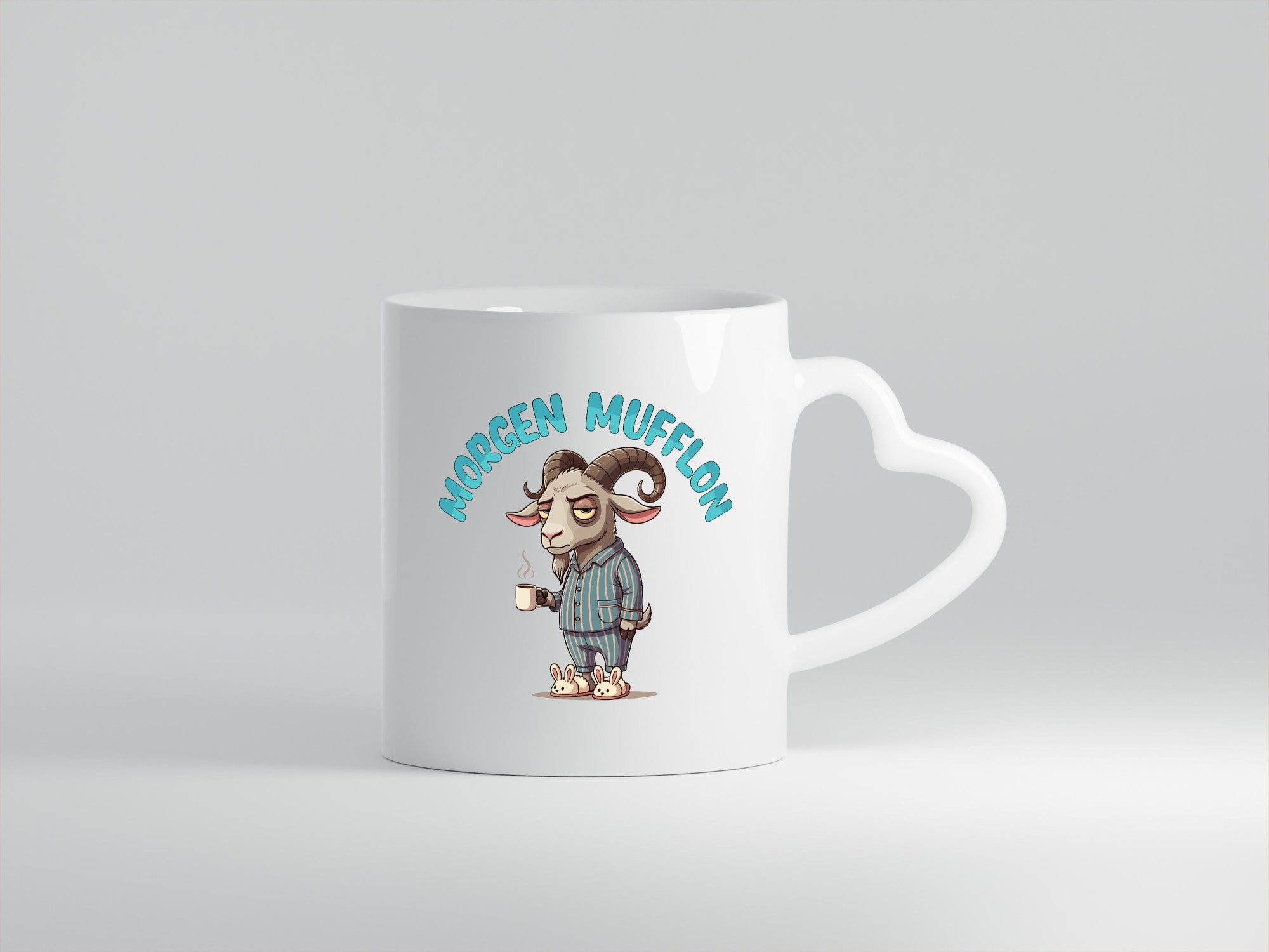 Morgen Mufflon | Morgenmuffe v2 lustig Humor Geschenkidee Geschenk Tasse