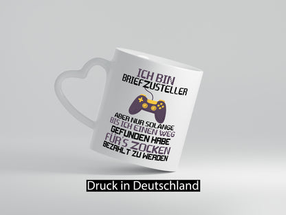 Briefzusteller | Postbote Paketdienst Gamer Zocken Geschenk Humor Geschenkidee