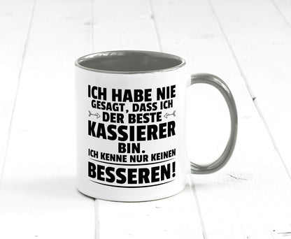 Der Beste Kassierer Geschenk Humor Geschenkidee lustiger Spruch Tasse