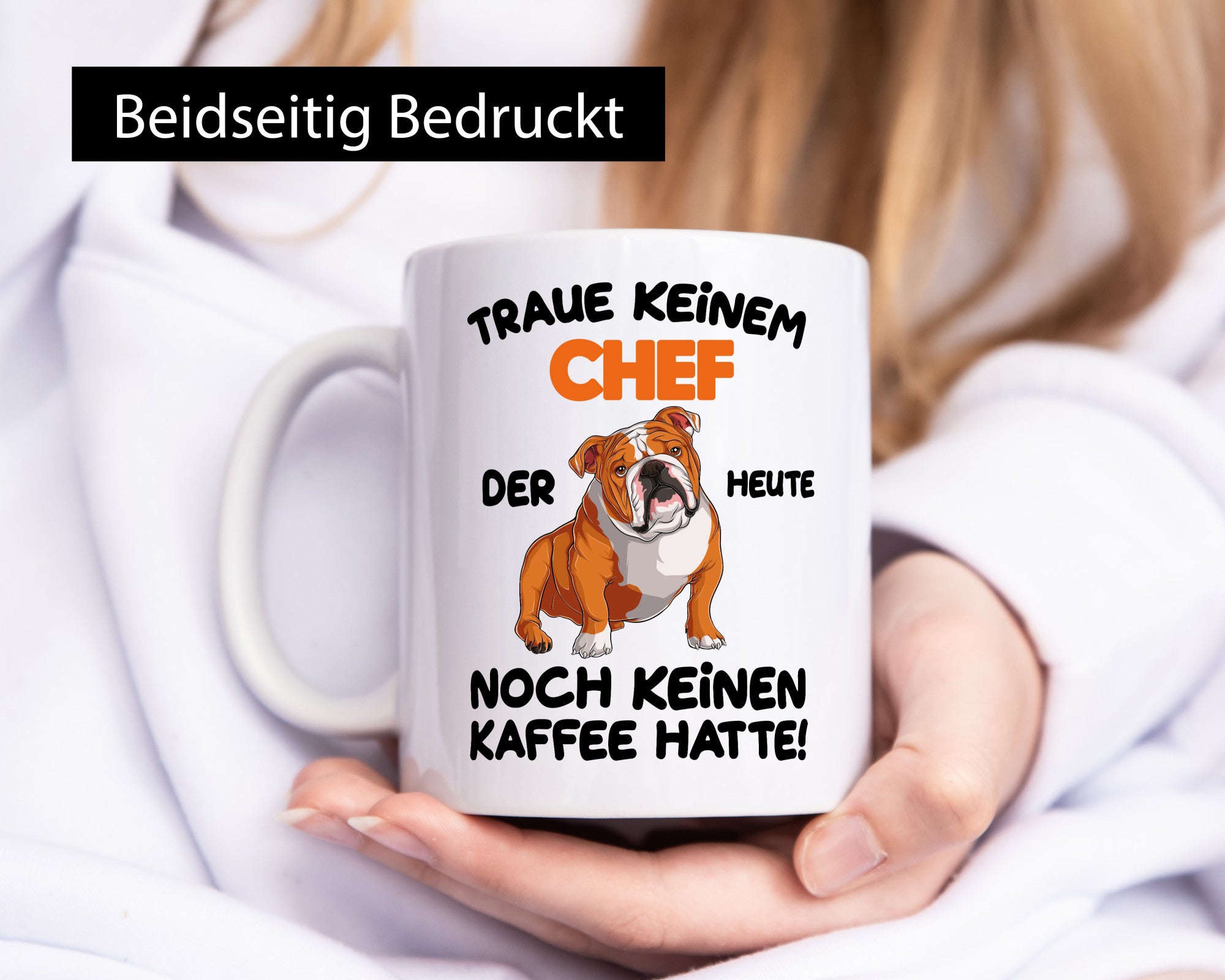 Traue keinem Chef lustiger Spruch Geschenk Arbeit Kollegen Büro Tasse