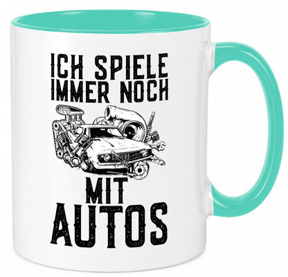 Spiele noch mit Autos | Werkstatt Werkzeug Mechaniker lustiger Spruch Geschenk