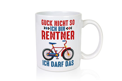 Guck nicht so ich bin Rentner | Ruhestand E-Bike v2 Geschenkidee Jubiläum Humor