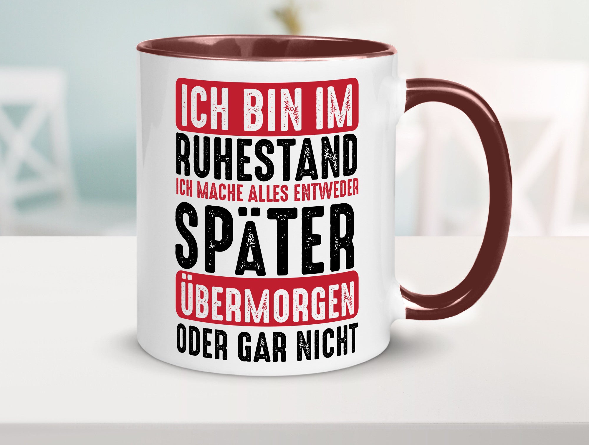 Ich mache alles später oder gar nicht | Rentner Ruhestand Geschenkidee Jubiläum