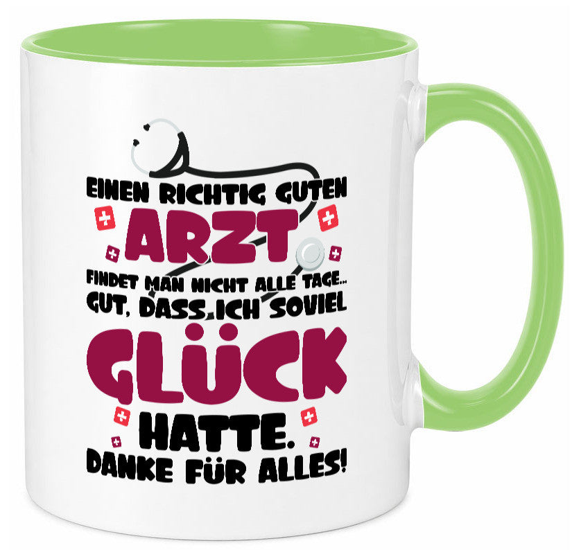 Richtig guter Arzt | Dankeschön Tasse Ãrzte Spruch vl1 Humor Geschenkidee