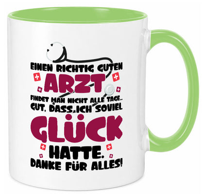 Richtig guter Arzt | Dankeschön Tasse Ãrzte Spruch vl1 Humor Geschenkidee