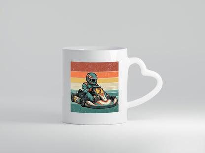 Cooles Go Kart | Retro lustiger Spruch Geschenk Humor Geschenkidee Tasse