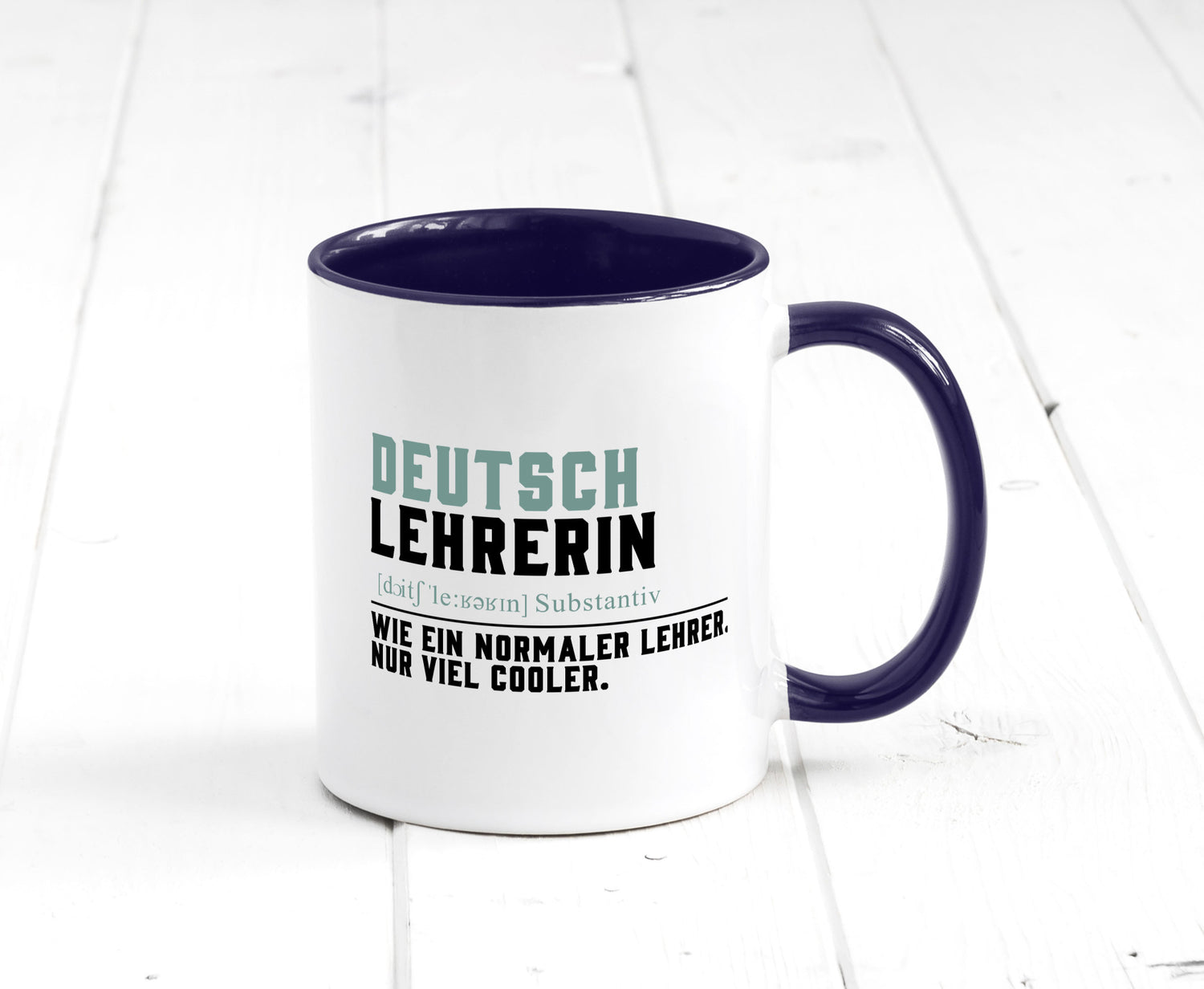 Deutschlehrerin | Lehrerin Unterricht Lieblinglehrerin Geschenkidee Humor Tasse