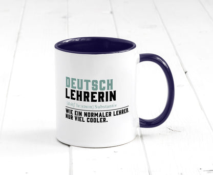Deutschlehrerin | Lehrerin Unterricht Lieblinglehrerin Geschenkidee Humor Tasse