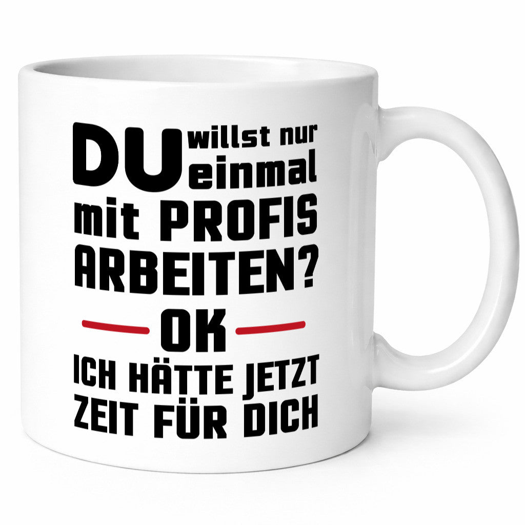 Mit Profis arbeiten | Kollegen lustiger Handwerker Geschenkidee Arbeit Büro