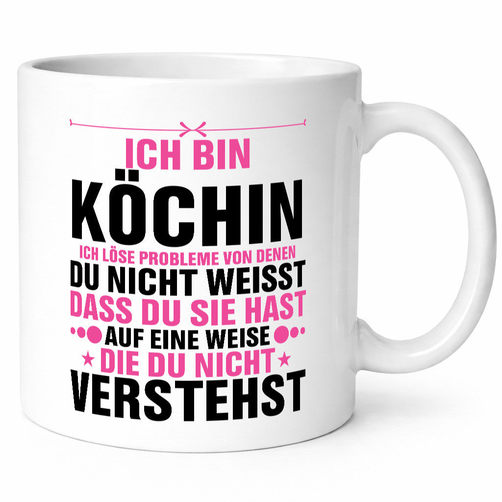 Löse Probleme: Köchin | Chefköchin Chefkoch v2 lustig Arbeit Kollegen Büro