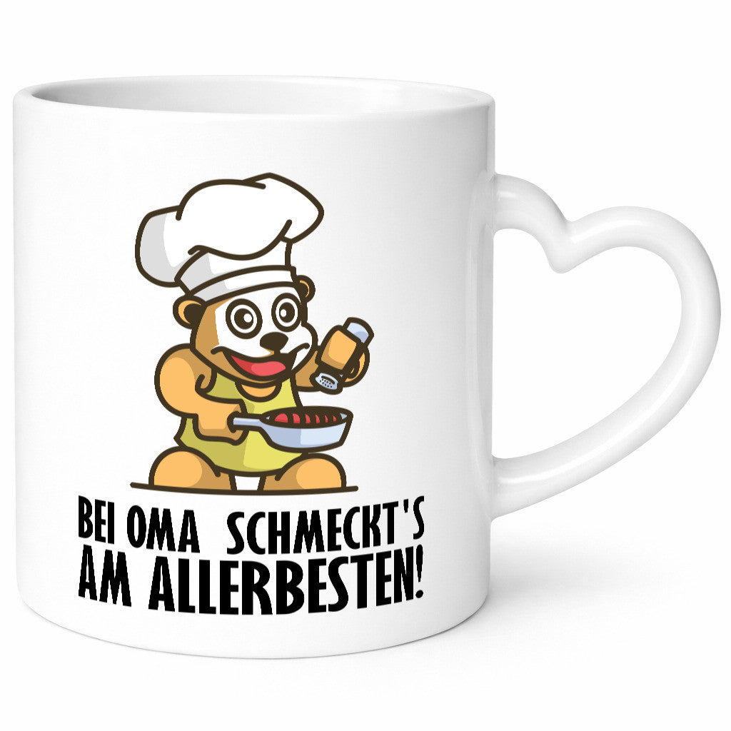 Omas Essen schmeckt lustig Familie Geschenkidee Geschenk Tasse