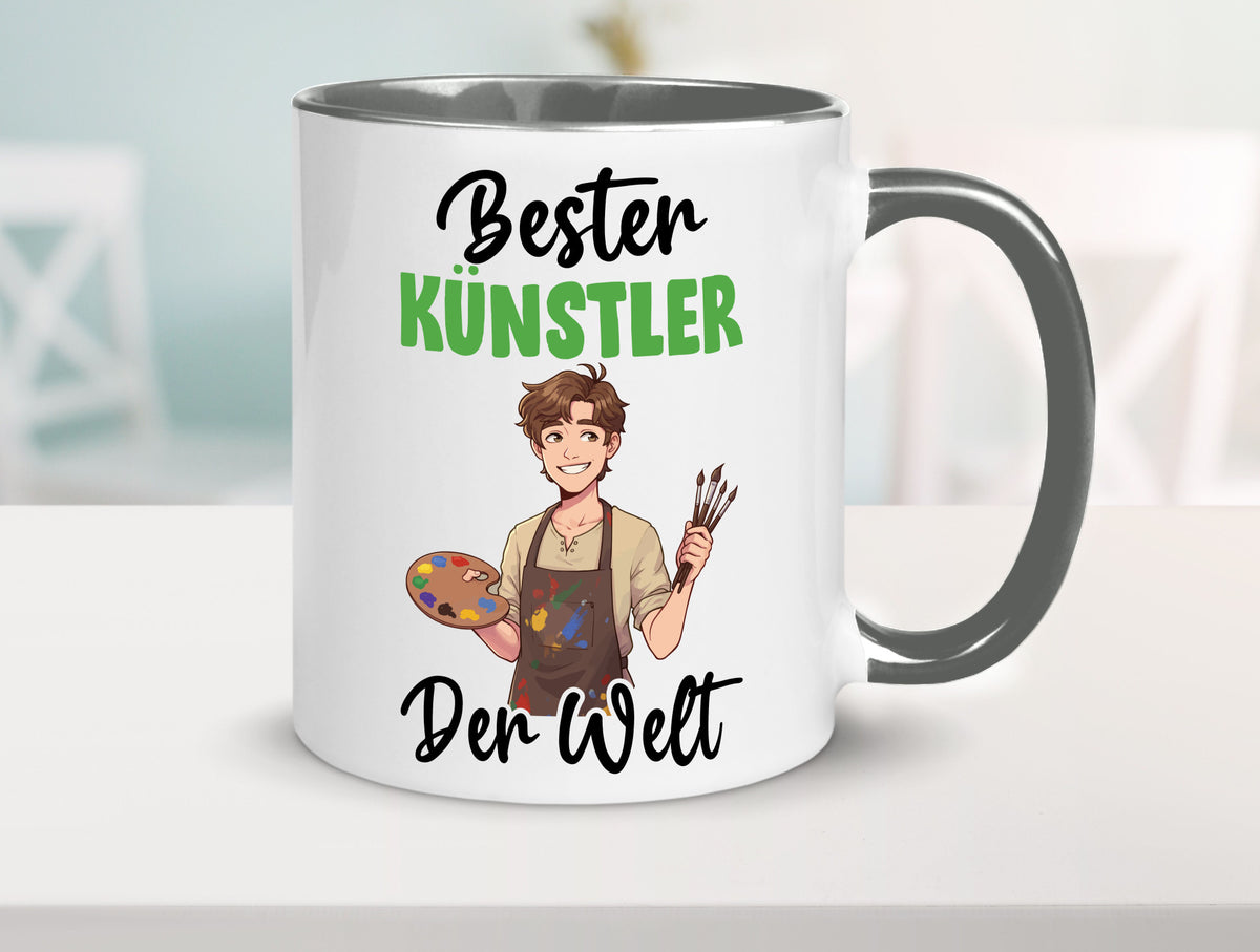 Bester Künstler | Kunst Geschenkidee Humor Tasse