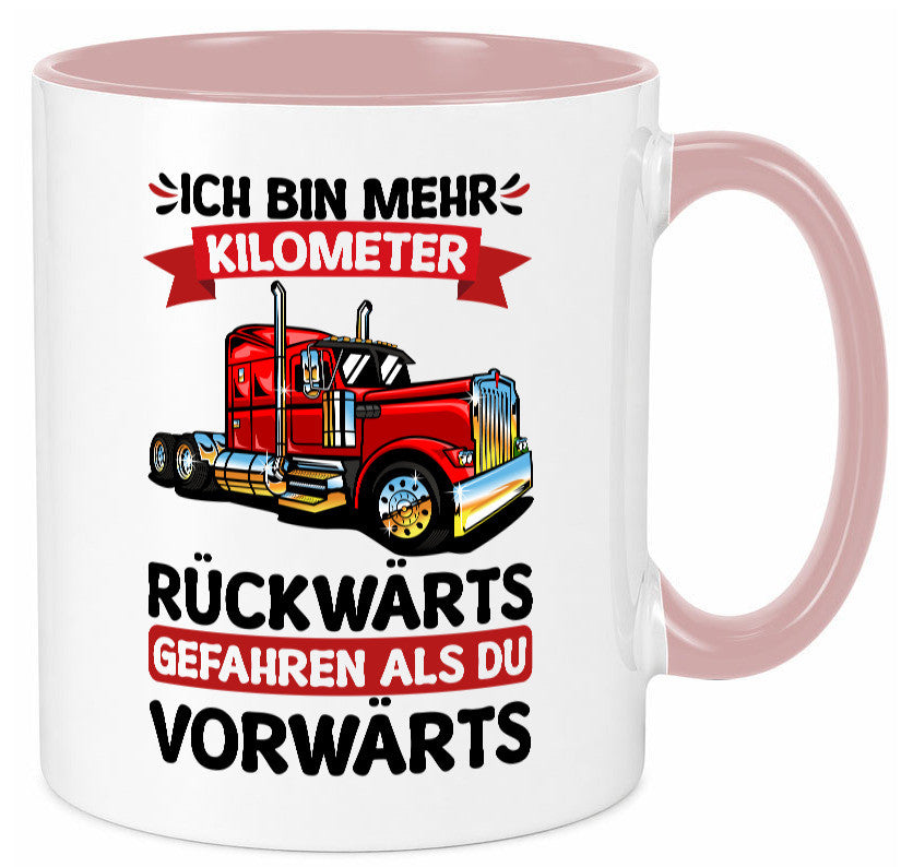 Ich bin mehr Kilometer gefahren | LKW Trucker Geschenk Humor Geschenkidee Tasse