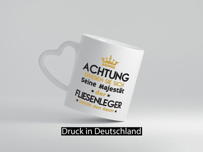 Seine Majestät Fliesenleger | Fliesenlegen Bau lustiger Spruch Geschenk Humor