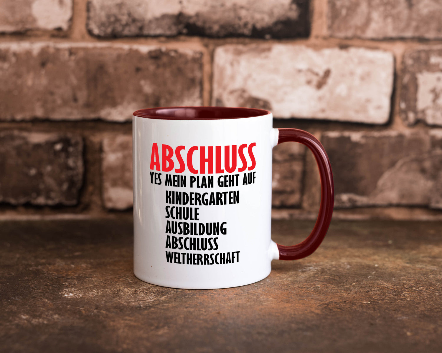 Abschluss Bachelor Geschenkidee Humor Tasse