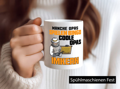 Opas spielen Bingo, coole imkern | Opa Imker | Honig lustige Familie Geschenkidee