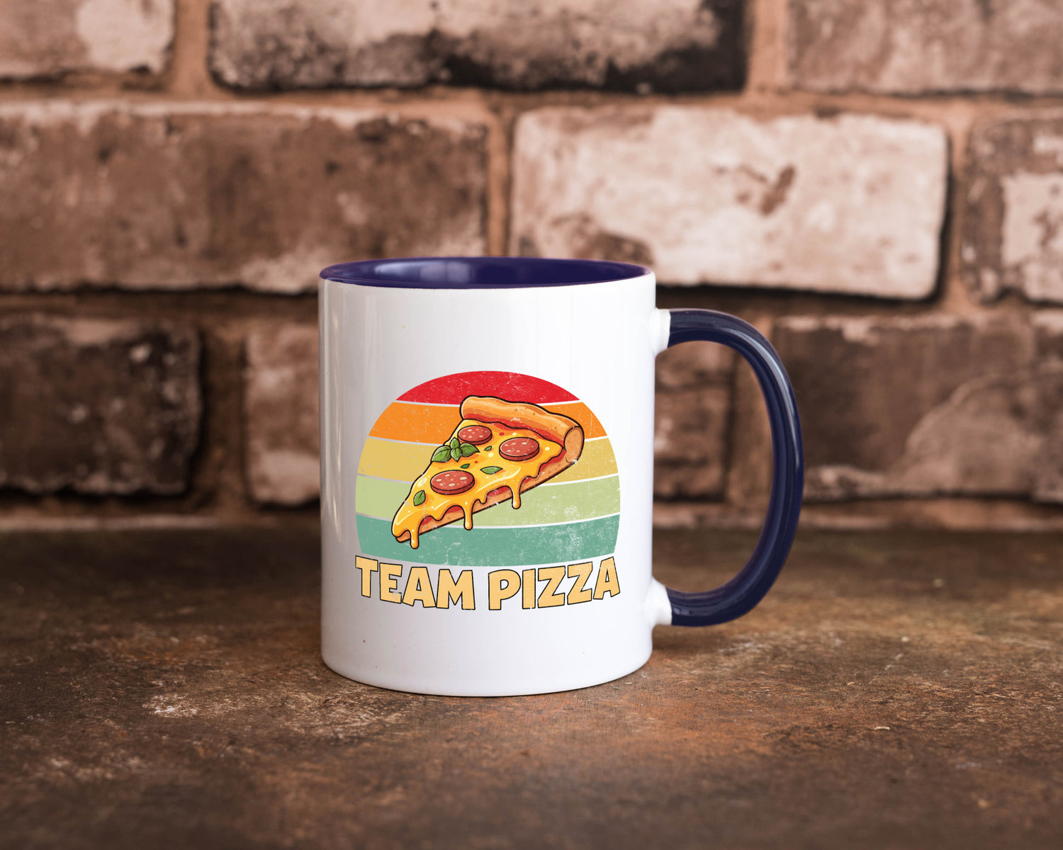 Team Pizza | Pizzaliebhaber Lover v2 Geschenkidee Humor Tasse