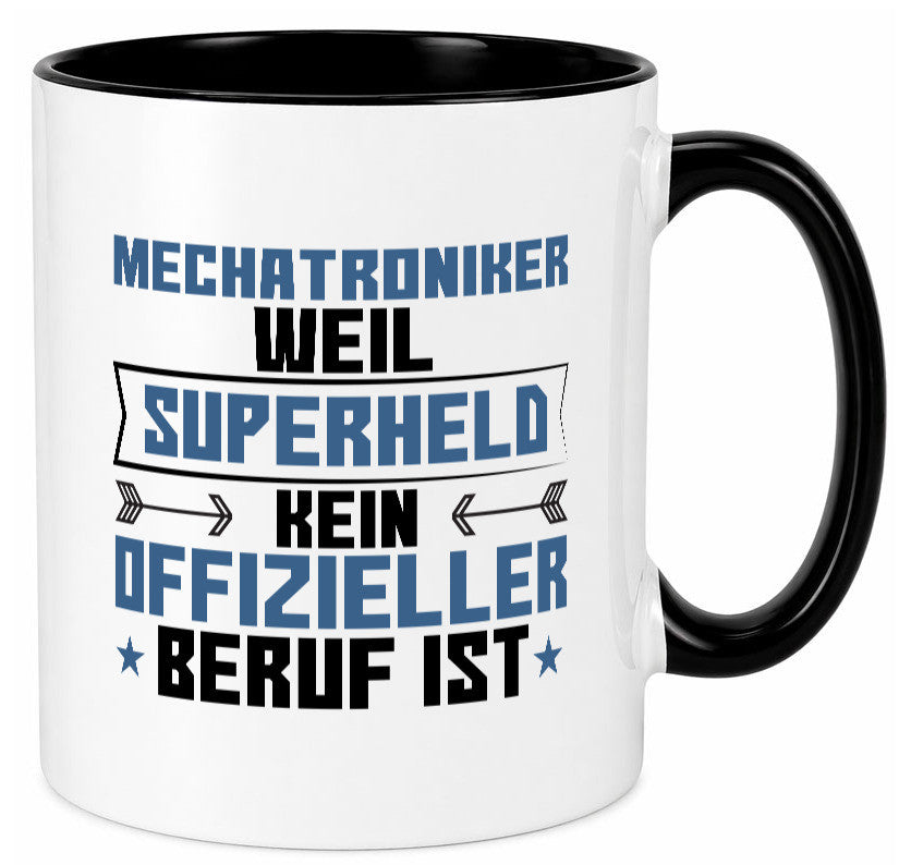 Superheld Mechatroniker | KFZ lustig Humor Geschenkidee Geschenk Tasse