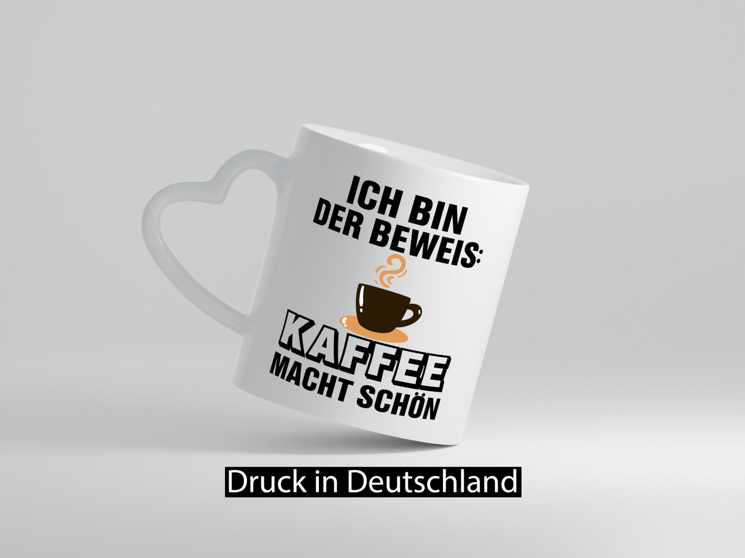 Kaffee macht schön | Kaffeetrinker Tasse lustig Geschenk Humor Geschenkidee