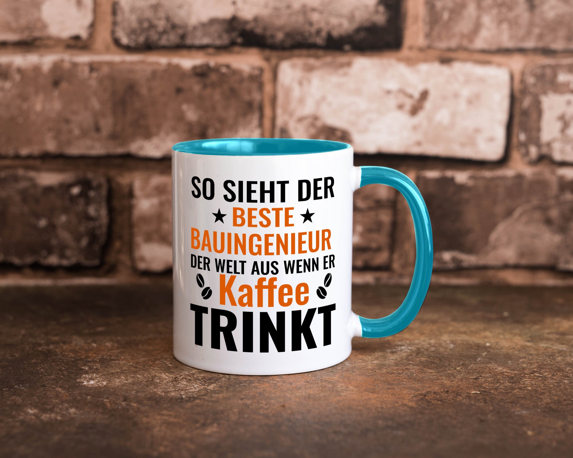 Kaffee trinkt: Bauingenieur | Ingenieur Geschenkidee Humor Tasse