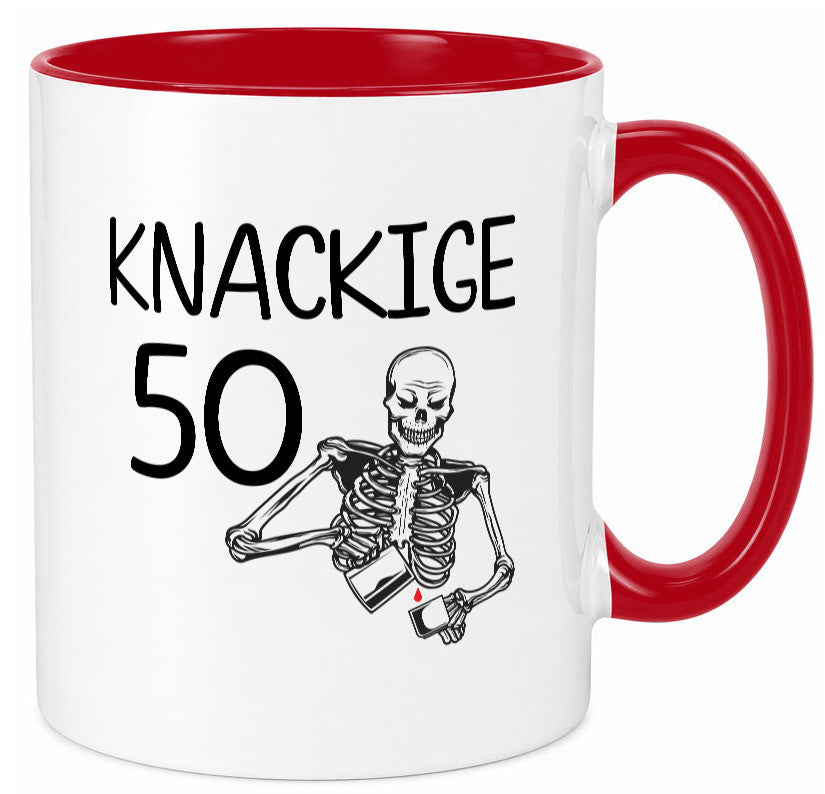 50. Geburtstag | Alt Knackig und Geschenk Geschenkidee lustiger Spruch Tasse