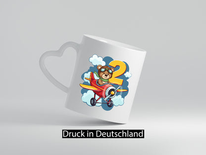 2. Geburtstag | 2 Jahre Kinder Pilot Flugzeug lustiger Spruch Geschenk