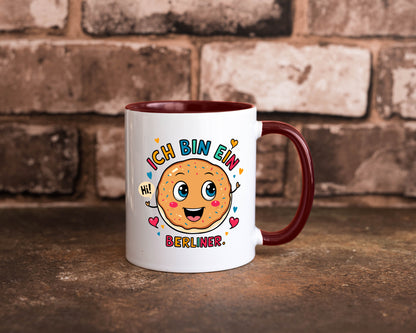 Ich bin ein Berliner | Krapfen Pfannkuchen Humor Geschenkidee Tasse